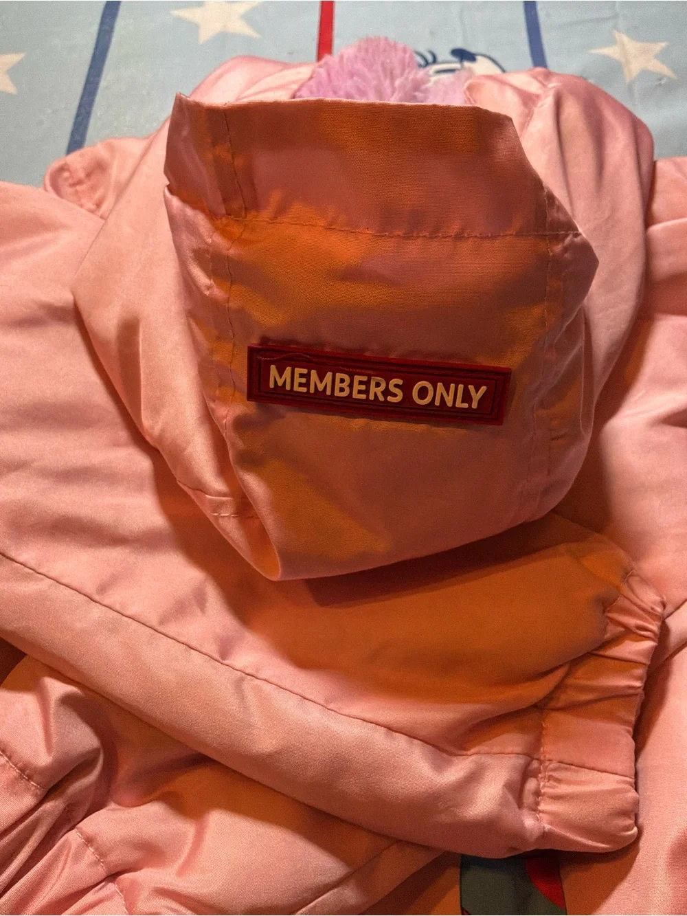 Members only space jam looney tunes child jacket size 4